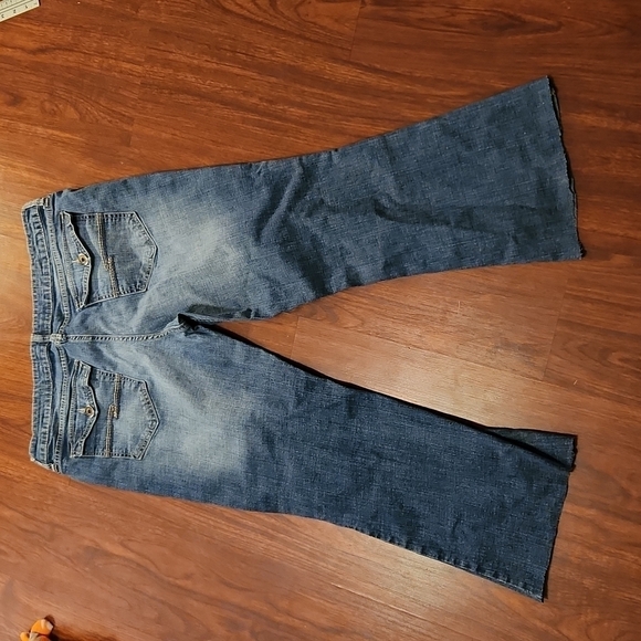 Arizona Jeans Size 17 Has Been Cropped Manually -flaws - Picture 2 of 11